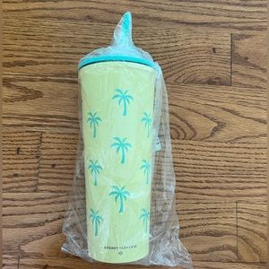 Never used. NWT. Stony Clover Lane cup with straw